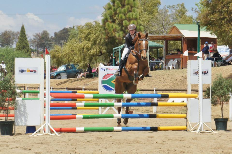Kelly De Zoeten competing at Witkoppen - what a lovey picture!